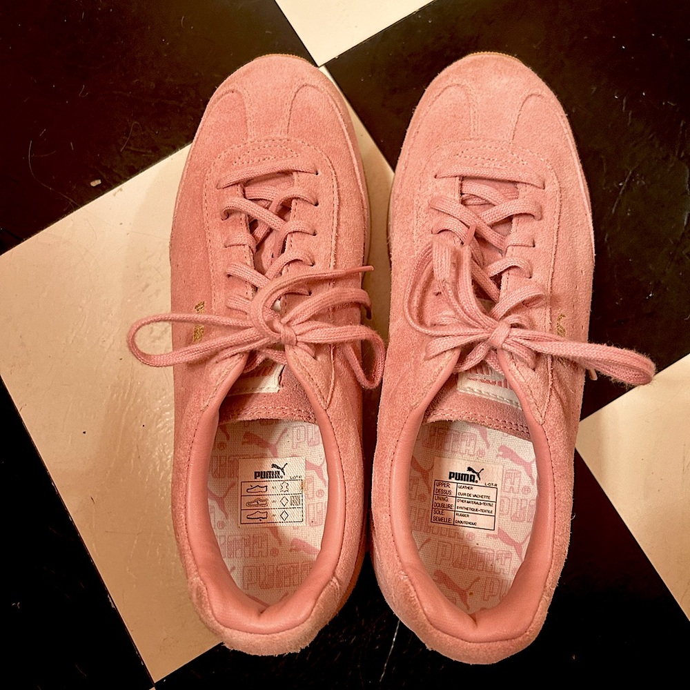 Pink Puma size 8 women.